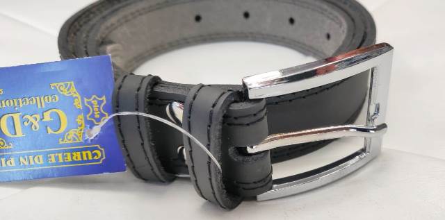 Curea barbati piele neagra Dorin